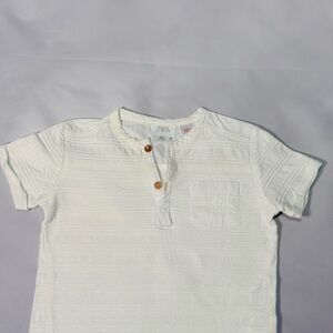 Zara Boys Ribbed Tee: 3-6 months
